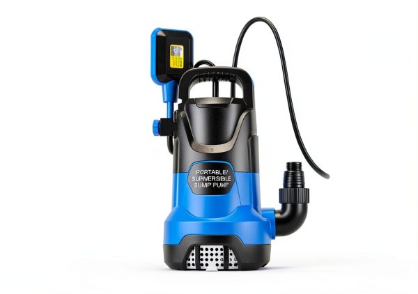 Submersible Water Automatic Sump Pump PANRANO 1HP Blue Portable Pump-3