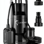 LANCHEZ 1.6HP Sump Pump Submersible Float Switch 16ft Cord-0