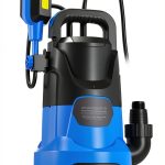 Submersible Water Automatic Sump Pump PANRANO 1HP Blue Portable Pump-0