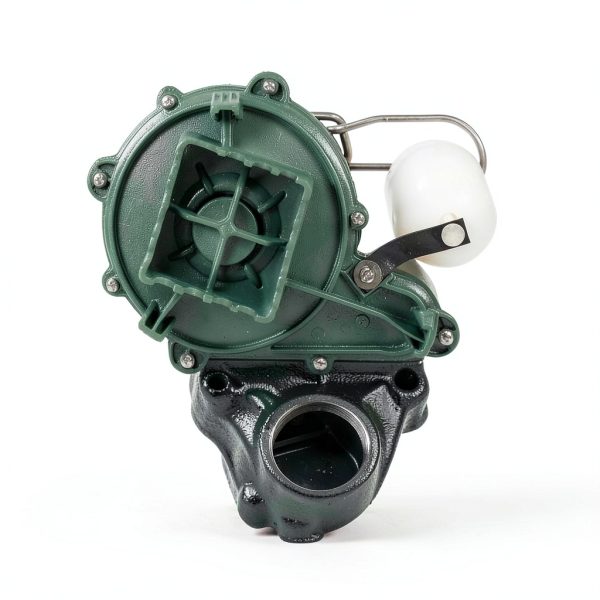 Zoeller - Mighty Mate M53 Sump Pump - 3/10 HP - Cast Iron - LED Power Plug & 9’ Cord - Vortex Impeller - Stainless Steel Hardware - Float Operated - Submersible Sump Pump - 115V-3