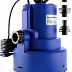 AgiiMan Automatic Submersible Water Pump - 1HP 5000GPH Pool Cover Pump with 33ft Power Cord for Pool Draining, Pond Pump Removal for Pool, Hot Tubs, Rooftops, Water Beds-0