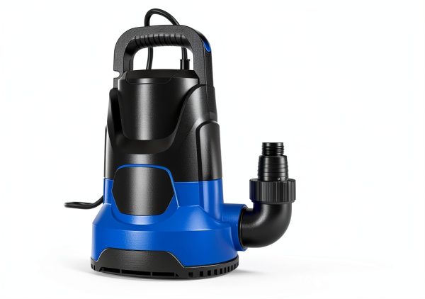 Sump Pump PANRANO 1.1HP Submersible Water Pump 4700GPH Blue Portable-3