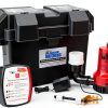 Basement Watchdog Sump Pump 2,000 GPH Dual Float Switch Black-0