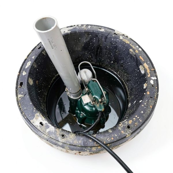Zoeller M57 Mighty-Mate Submersible Sump Pump - 3/10 HP Cast Iron - 9′ Cord — Vertical Float - 1.5″ Discharge - Factory-Tested - Basement Sump Pump - 115V-6