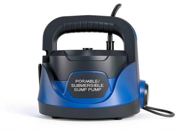 Sump Pump PANRANO 1.1HP Submersible Water Pump 4700GPH Blue Portable-4