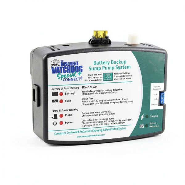 Basement Watchdog CONNECT ½ HP Sump Pump System with WiFi Backup-6