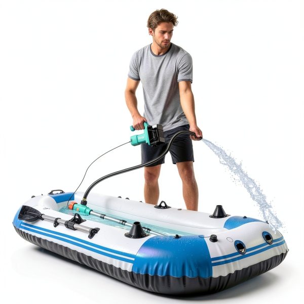 Cordless Stick Water Transfer Pump SEESII 21V 740GPH 4000mAh Batteries-4