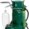 Zoeller M57 Mighty-Mate Submersible Sump Pump - 3/10 HP Cast Iron - 9′ Cord — Vertical Float - 1.5″ Discharge - Factory-Tested - Basement Sump Pump - 115V-3