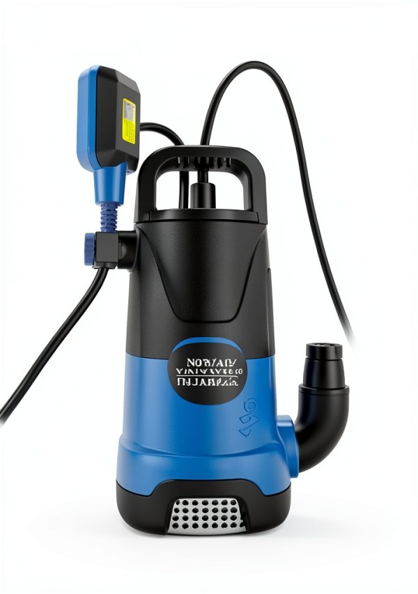 Submersible Water Automatic Sump Pump PANRANO 1HP Blue Portable Pump-1