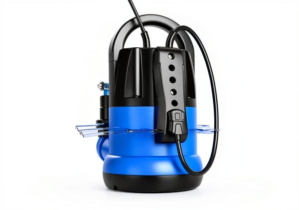 FOTING Sump Pump 1HP Automatic Submersible Water Pump, 4600GPH Utility Pump Thermoplastic Electric Portable Transfer Water Pump for Swimming Pool Garden Pond Basement with 16ft Long Power Cord-1