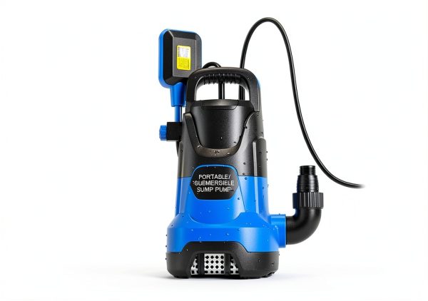 Submersible Water Automatic Sump Pump PANRANO 1HP Blue Portable Pump-4