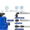 AgiiMan Automatic Submersible Water Pump - 1HP 5000GPH Pool Cover Pump with 33ft Power Cord for Pool Draining, Pond Pump Removal for Pool, Hot Tubs, Rooftops, Water Beds-1