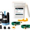 Tankless Water Heater Flushing Kit with 1/3HP Sump Water Pump, 4 Gallon Bucket, Bucket Lid Opener, 2PCS 3/4’’GHT x 6’ Hoses, Easy Install and Use Tankless Water Heater Descaling Kit-4