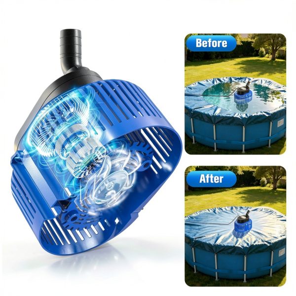 Pool Cover Pump HaiNova Submersible 850 GPH 16FT Hose 25FT Cord-1